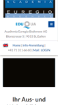 Mobile Screenshot of academia-euregio.ch